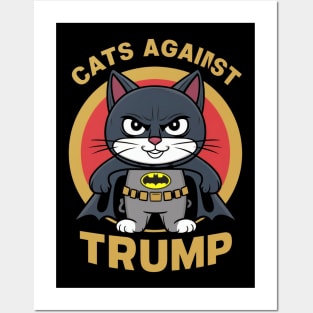 Cats against Trump Posters and Art